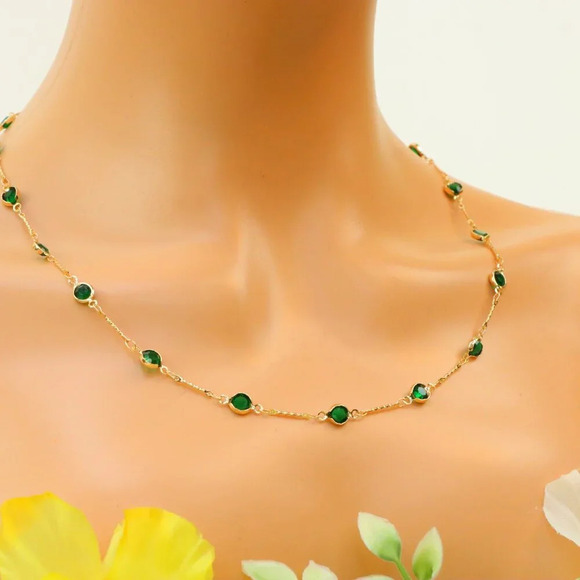 Minimalist Necklace, Sleek & Modern Design, Women’s Fashion, YC110455-N - Picture 7 of 10